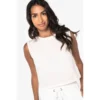 T-shirt écoresponsable  crop sans manche femme