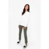 Pantalon cargo écoresponsable délavé femme