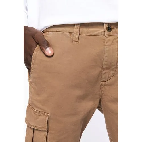 Pantalon cargo écoresponsable délavé homme