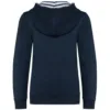 Sweat-shirt à capuche contrastée à motifs enfant unisexe