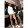 Pantalon cargo écoresponsable délavé homme
