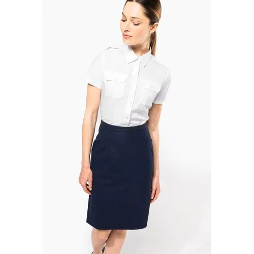 Chemise pilote manches courtes femme 3 Chemise pilote manches courtes femme
