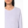 Sweat-shirt écoresponsable en éponge femme