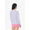 Sweat-shirt écoresponsable en éponge femme
