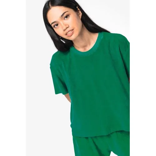 T-shirt écoresponsable en éponge femme