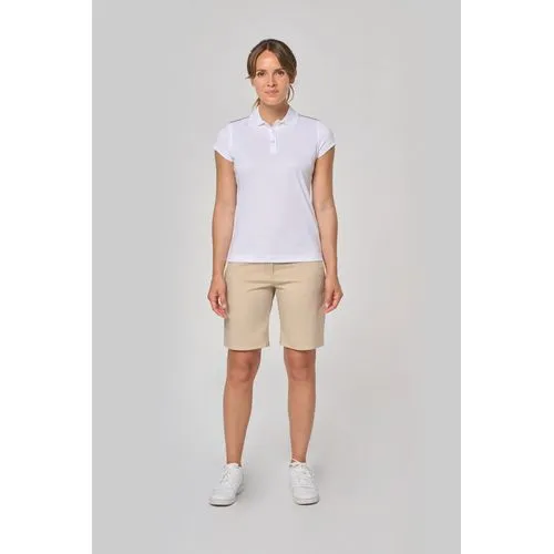 Polo manches courtes femme