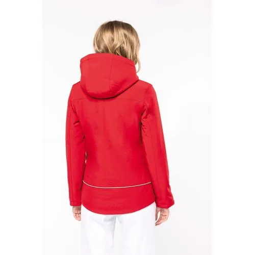 Parka softshell doublée capuche femme