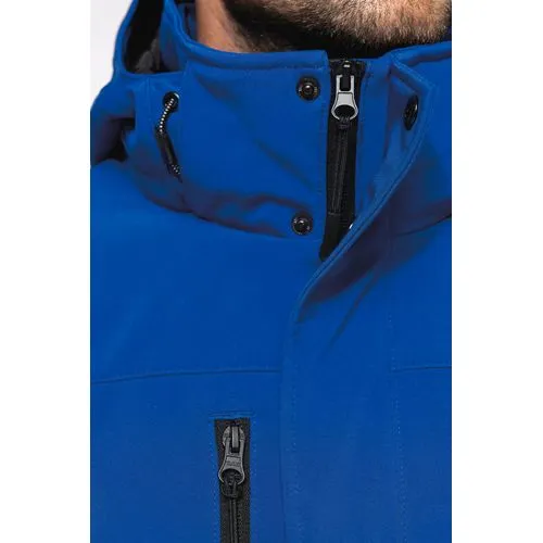 Parka softshell doublée capuche homme
