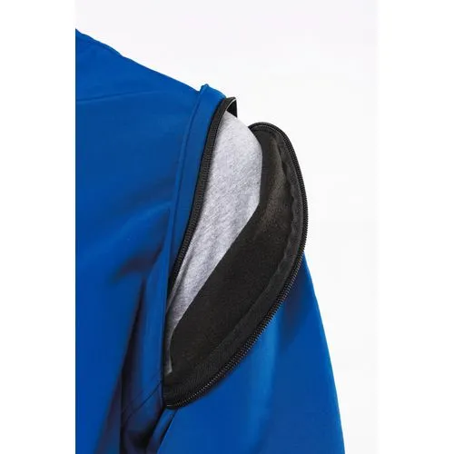 Veste Softshell 3 couches à capuche avec manches amovibles unisexe