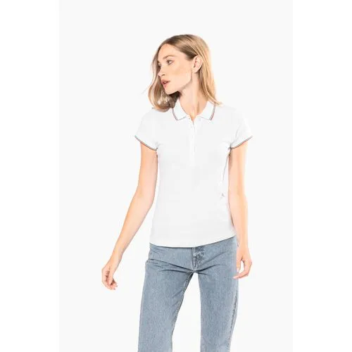 Polo manches courtes femme