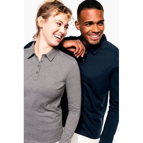 Polo jersey manches longues homme