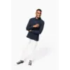 Polo jersey manches longues homme