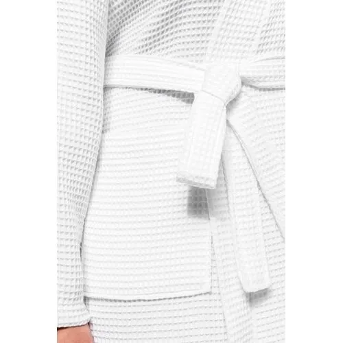 Peignoir kimono nid d'abeille