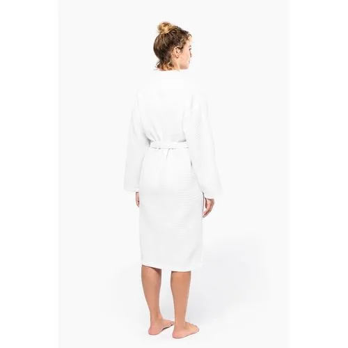 Peignoir kimono nid d'abeille