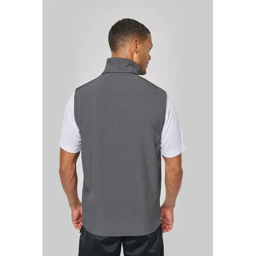 Veste softshell sport manches amovibles unisexe