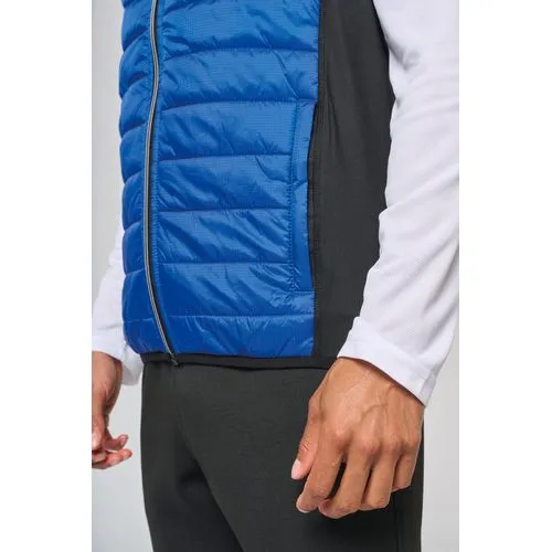 Veste sport bi-matière sans manches unisexe