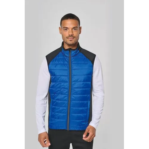 Veste sport bi-matière sans manches unisexe 1 Veste sport bi-matière sans manches unisexe