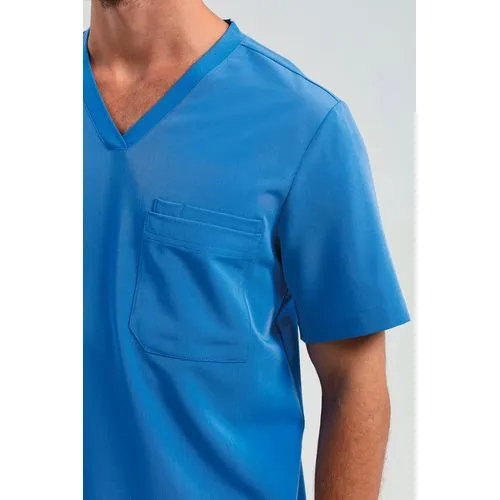 Tunique stretch manches courtes homme