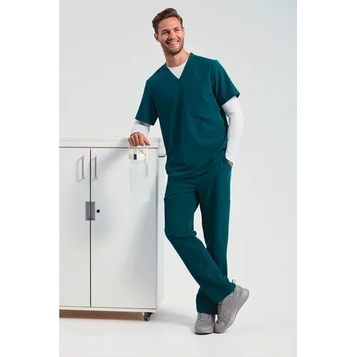 Tunique stretch manches courtes homme