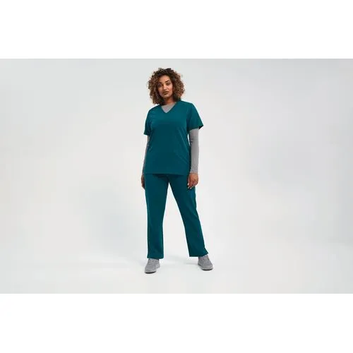 Tunique stretch manches courtes femme