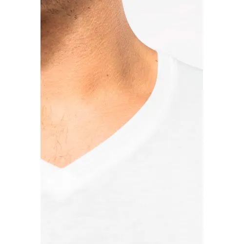T-shirt Supima® col V manches longues homme