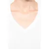 T-shirt Supima® col V manches courtes femme
