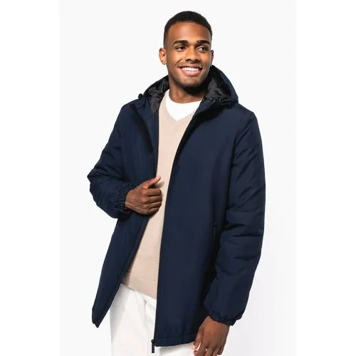 Parka à capuche recyclée unisexe