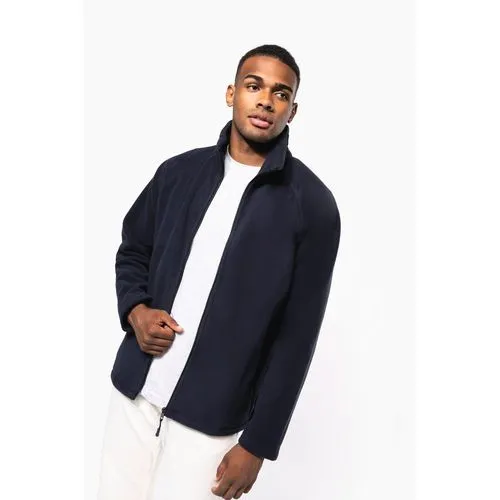 Veste micropolaire zippée manches raglan homme 1 Veste micropolaire zippée manches raglan homme