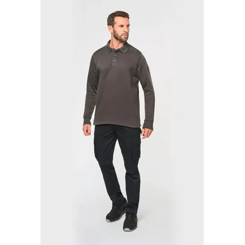 Sweat-shirt col polo homme
