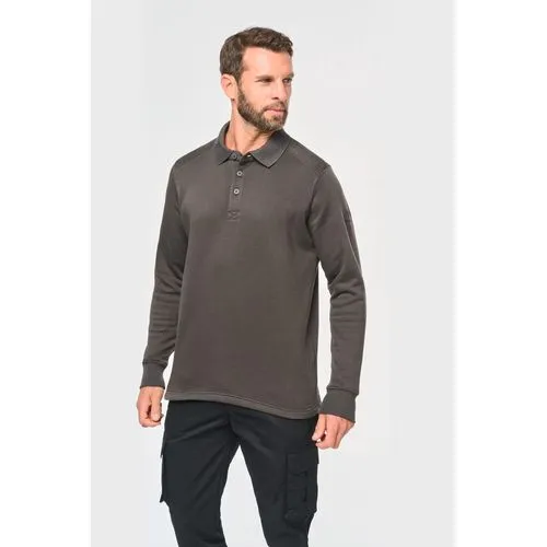 Sweat-shirt col polo homme