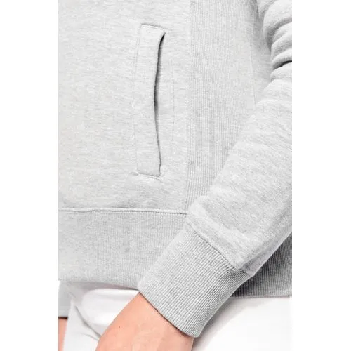 Veste molleton zippée femme