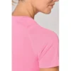 T-shirt de sport à col rond recyclé femme