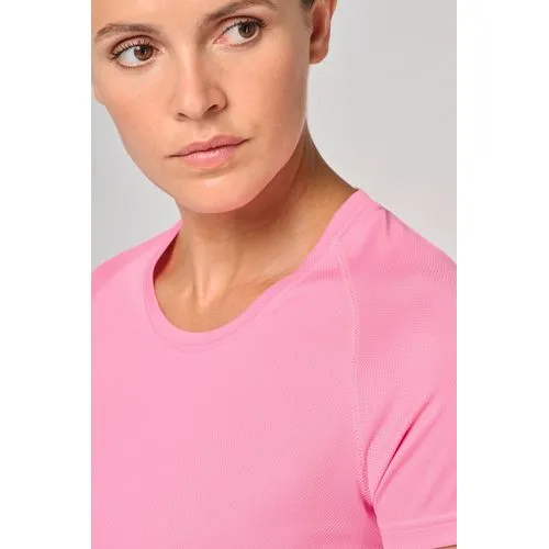 T-shirt de sport à col rond recyclé femme