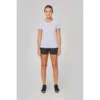T-shirt de sport à col rond recyclé femme