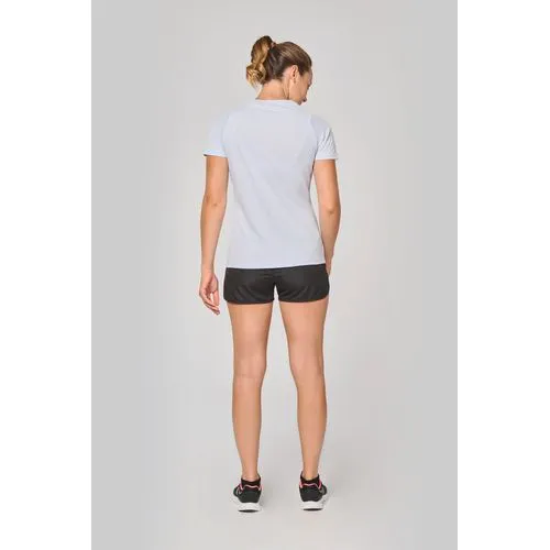 T-shirt de sport à col rond recyclé femme