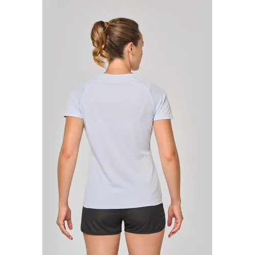 T-shirt de sport à col rond recyclé femme