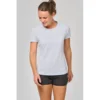 T-shirt de sport à col rond recyclé femme