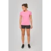 T-shirt de sport à col rond recyclé femme