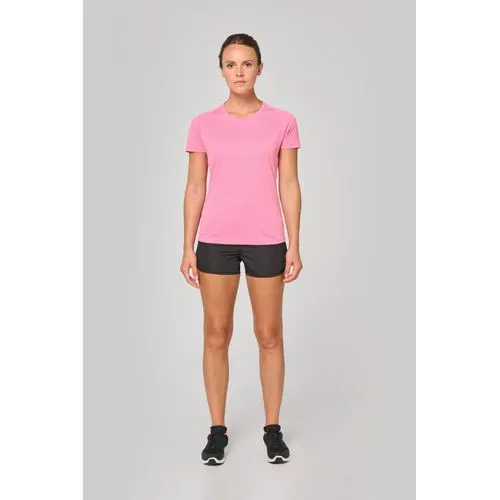 T-shirt de sport à col rond recyclé femme