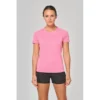 T-shirt de sport à col rond recyclé femme