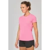 T-shirt de sport à col rond recyclé femme