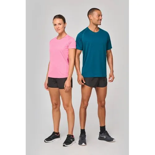 T-shirt de sport à col rond recyclé homme
