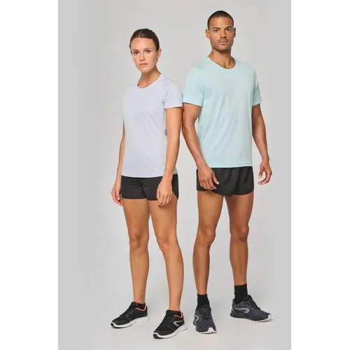 T-shirt de sport à col rond recyclé homme