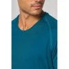 T-shirt de sport à col rond recyclé homme