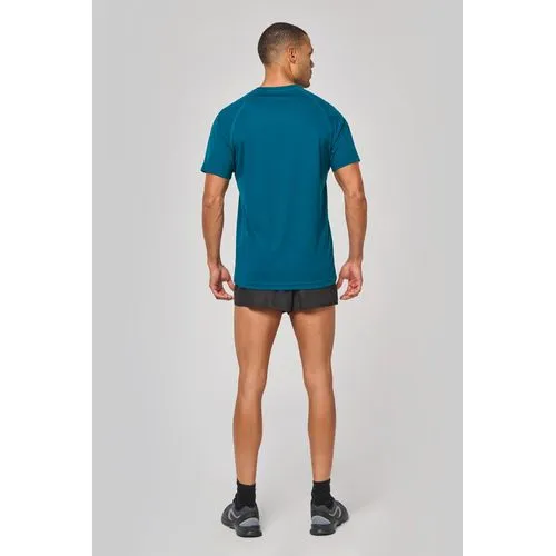 T-shirt de sport à col rond recyclé homme