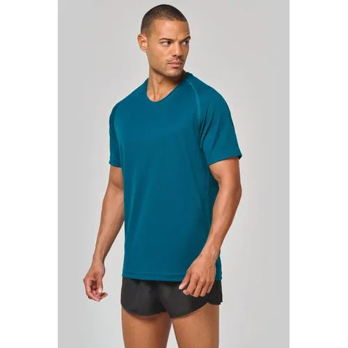 T-shirt de sport à col rond recyclé homme