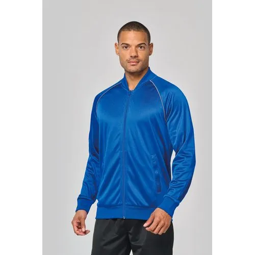 Veste de survêtement zippée avec liseré unisexe