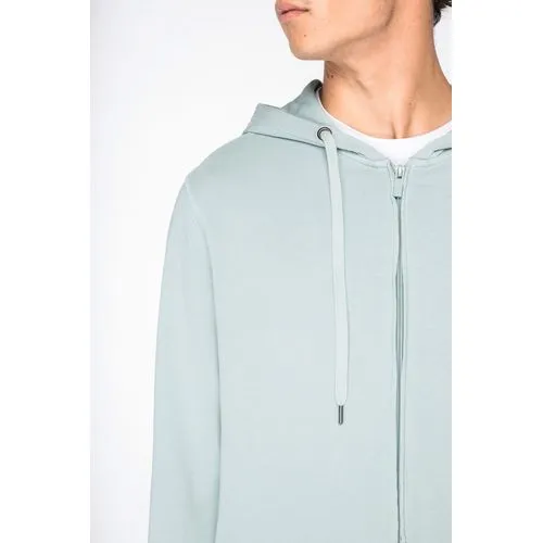Sweat-shirt écoresponsable zippé à capuche French Terry unisexe