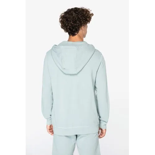 Sweat-shirt écoresponsable zippé à capuche French Terry unisexe