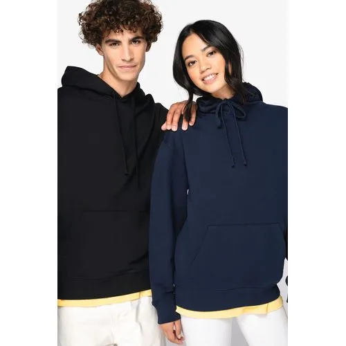 Sweat-shirt écoresponsable à capuche  à épaules tombantes French Terry unisexe